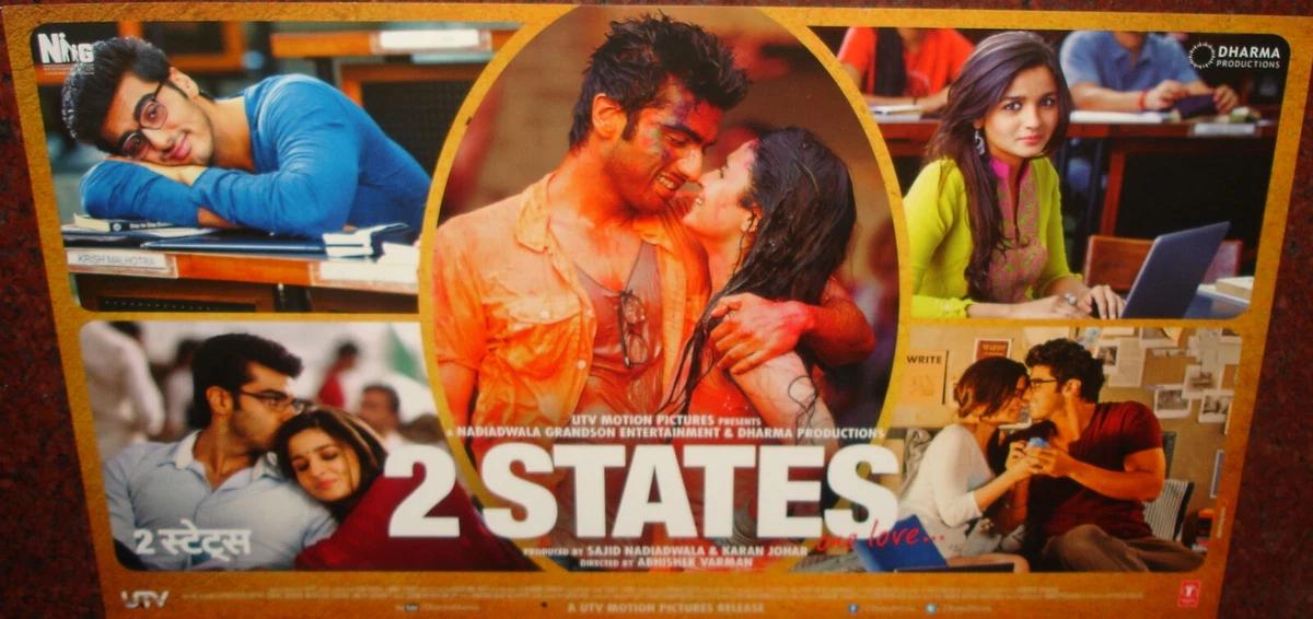 2 STATES (2014) ALIA BHATT ARJUN KAPOOR BOLLYWOOD 4 LOBBY CARDS MINT | eBay