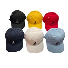 Nautica Mens Embroidered Logo Cap Classic Twill Baseball Hat Adjustable One Size