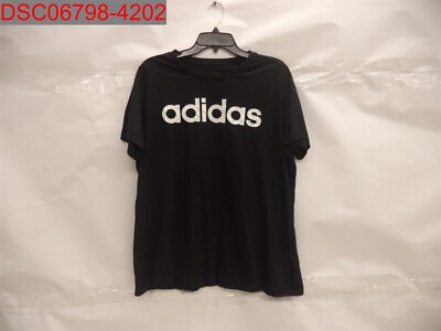 NWT - Adidas Plus Women's Black Essentials Cotton T-Shirt, Size 1X 193105043369