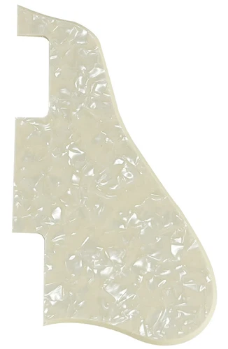New 1 Ply Guitar Pickguard Gibson ES 335 Style Short No Screws,Cream Pearl
