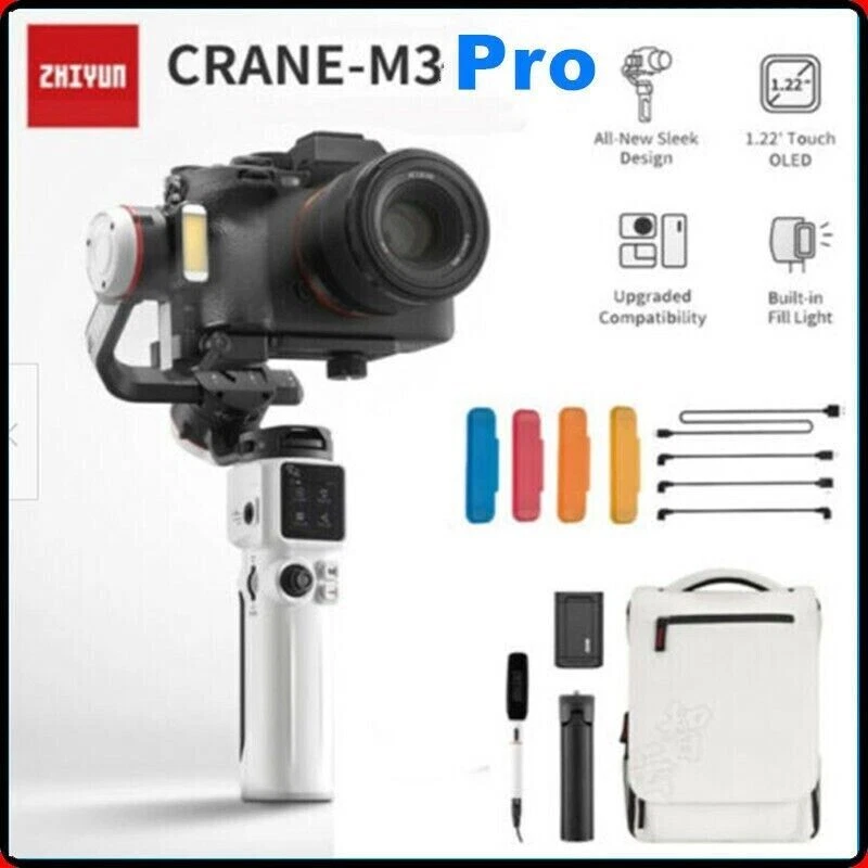 ZHIYUN Crane M3 Pro 3-Achsen Handheld Gimbal Stabilisator für Canon Sony Kamera 