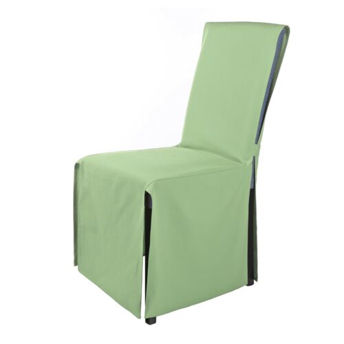 Mila Stuhlhusse Stuhlabdeckung moderne Husse mit Schleife Chair Cover - Afbeelding 1 van 22