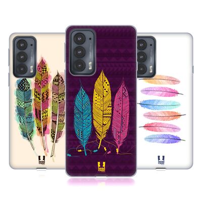 HEAD CASE DESIGNS AZTEC FEATHERS SOFT GEL CASE FOR MOTOROLA PHONES 2