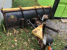 Vintage 8 foot Fisher Snow Plow , power angle, old school,pump.plow frame