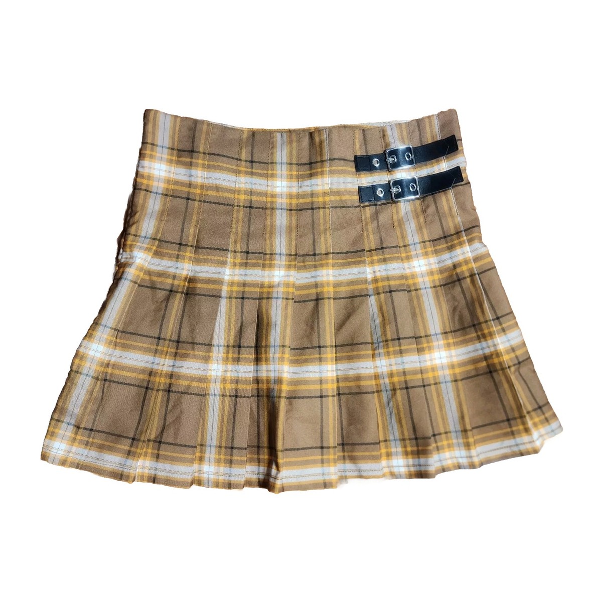 【NONCODE】Puena Stud Damage Pleated Skirt NONCODE】Puena Stud Damage Pleated Skirt
