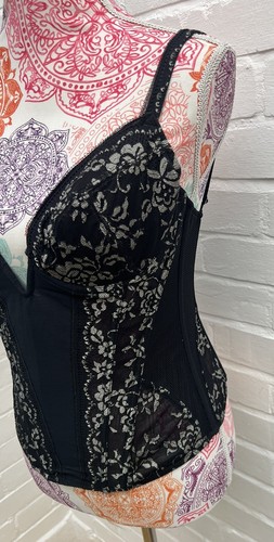 Maskerade Dessous Korsett 32DD schwarz Top - Bild 2 von 10