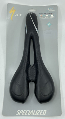 NOS Specialized JETT Expert 130mm Black Ti Rail Saddle NEW ON CARD!