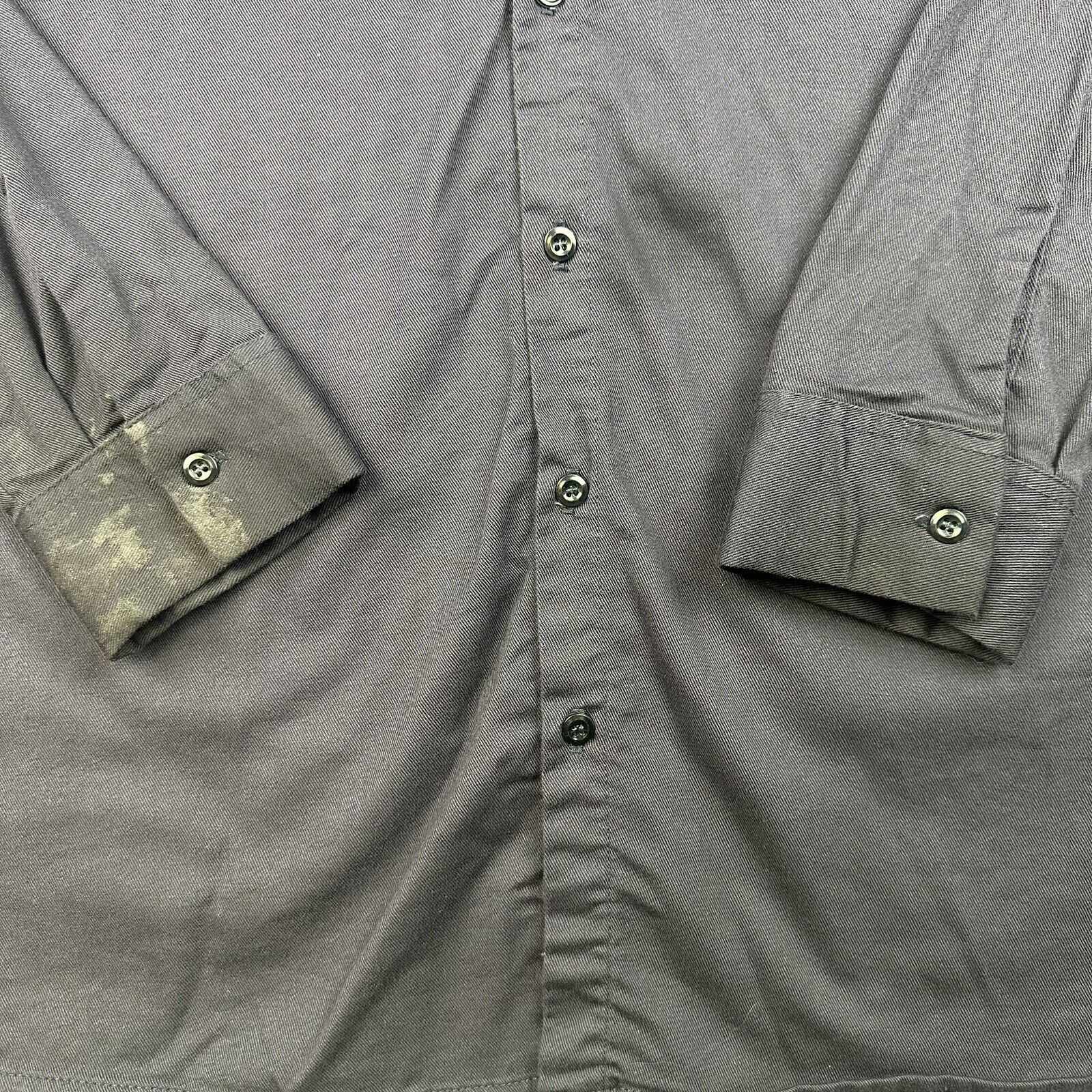 Steelguard FR Shirt Mens 3XL Long Blue Button Up … - image 5
