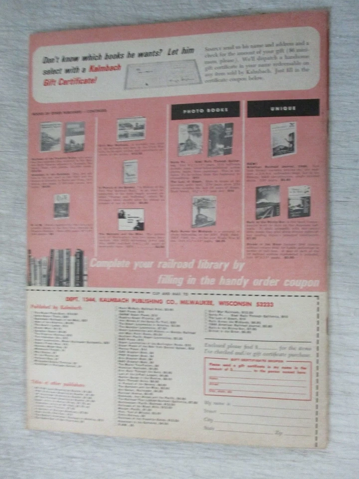 TRAINS MAGAZINE AUGUST 1966 6100 IN 1939 AND 1966 WESTCLIFFE 567 SPANISH LADY - Image 2 of 2