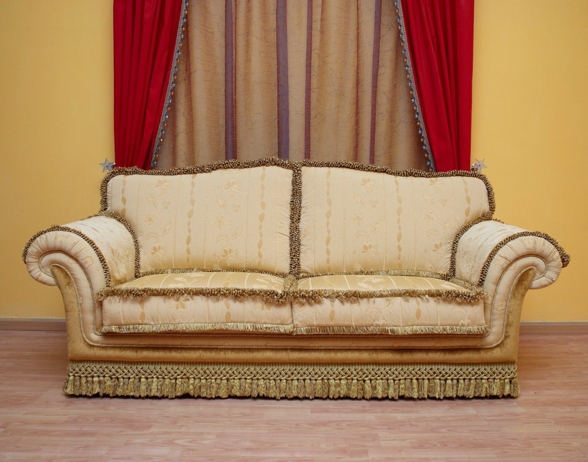 Lusso Divani Classici Prezzi Bassi SALOTTO COMPLETO IN TESSUTO