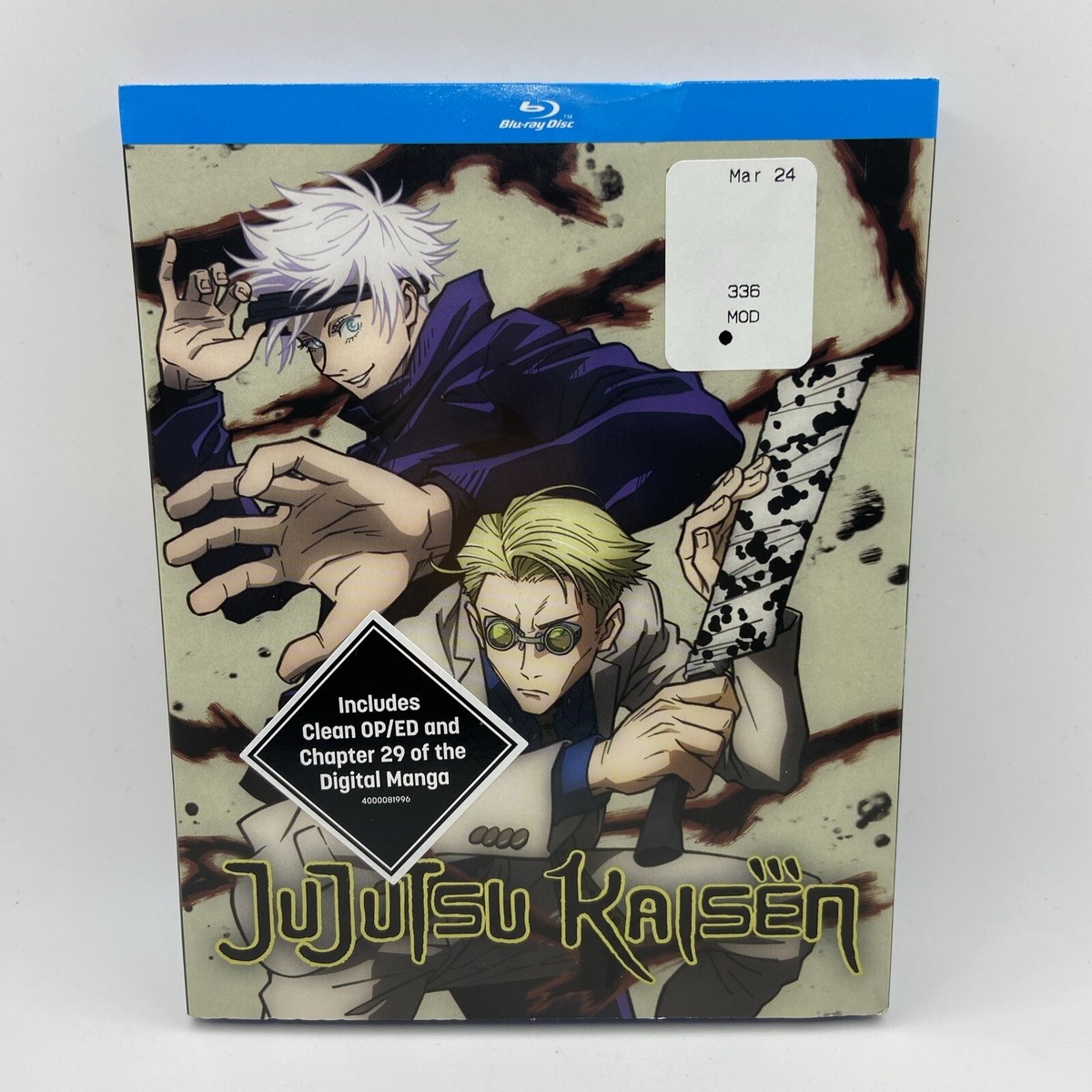 JUJUTSU KAISËN: Season 1-Part 2 Blu-ray WITH SLIPCOVER NEW