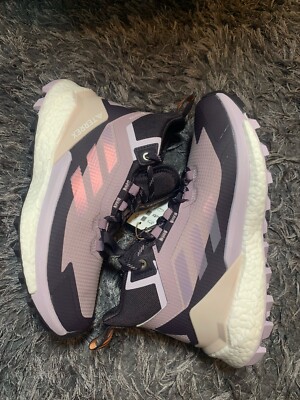adidas Terrex Free Hiker 2.0 Gore-Tex Trail Hiking Shoes Purple IH3532 Women 7