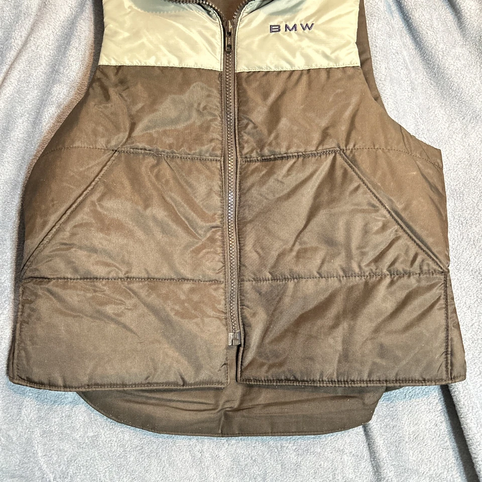 BMW Heated Vest size XS Motorcycle Gray Insulated Nylon Full Zip - Изображение 3 из 4