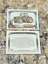 (2) 2020 Topps Allen & Ginter Down on the Farm Tractor #DF-T MLB Baseball Cards
