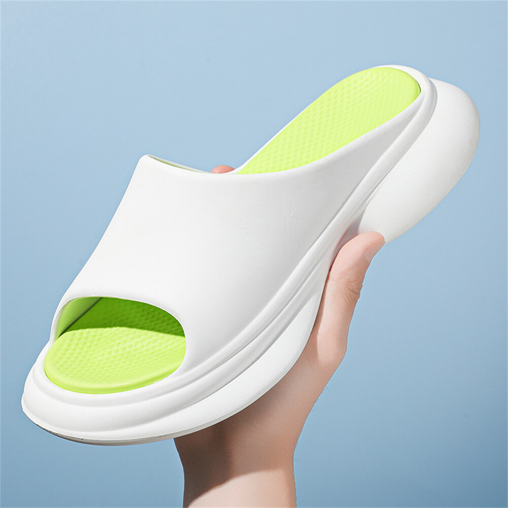 SAOLA Nuvola Slides per Uomo Suola Spessa Punta Aperta Uomo Cuscino Slides Pantofole