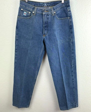Rocky Mountain Rockies Relaxed Jeans Womens 11R Blue Denim Starched VTG