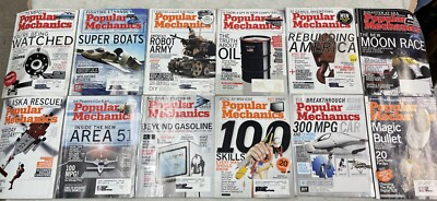 #ad Popular Mechanics Magazine 2008 Complete Set Of 12 Magazines $24.99