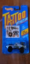 Hot Wheels - Tattoo Machines #3527- Silver Ammo - New on Card