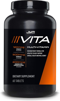 Vita JYM Sports Multivitamin & Mineral Support, Vitamin A, C, B6, B12, E, K, ...