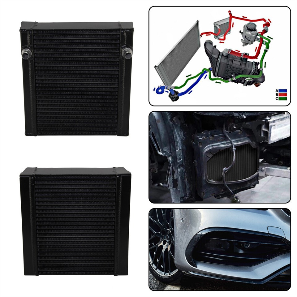 Side Mounted Radiator For Mercedes W176 A45 AMG C117 CLA45 AMG 13-18 ...