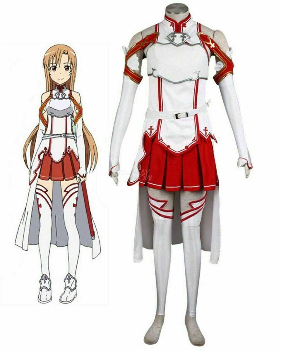 DokiDoki-R Anime Sword Art Online Cosplay Yuuki Asuna Costume SAO –  dokidokicosplay