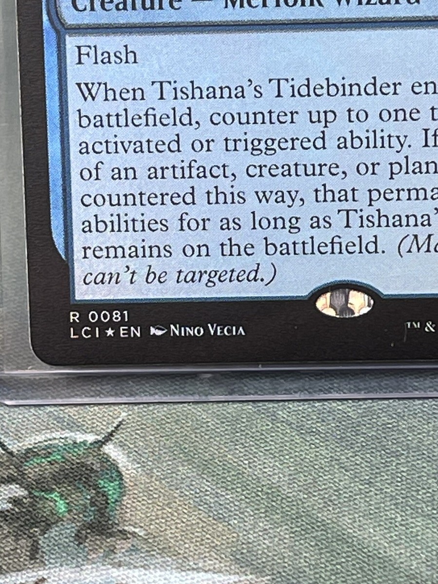 MTG Tishana's Tidebinder The Lost Caverns of Ixalan 0081 Foil Rare