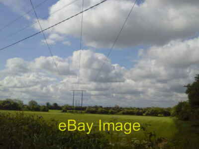Foto 6x4 Landschaft mit Pylonen, Grafschaft Dublin Garristown Hochspannungsleitungen c2010