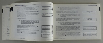 Betriebsanleitung / Owners Manual Becker Autoradio Traffic Pro Stand 11/1999