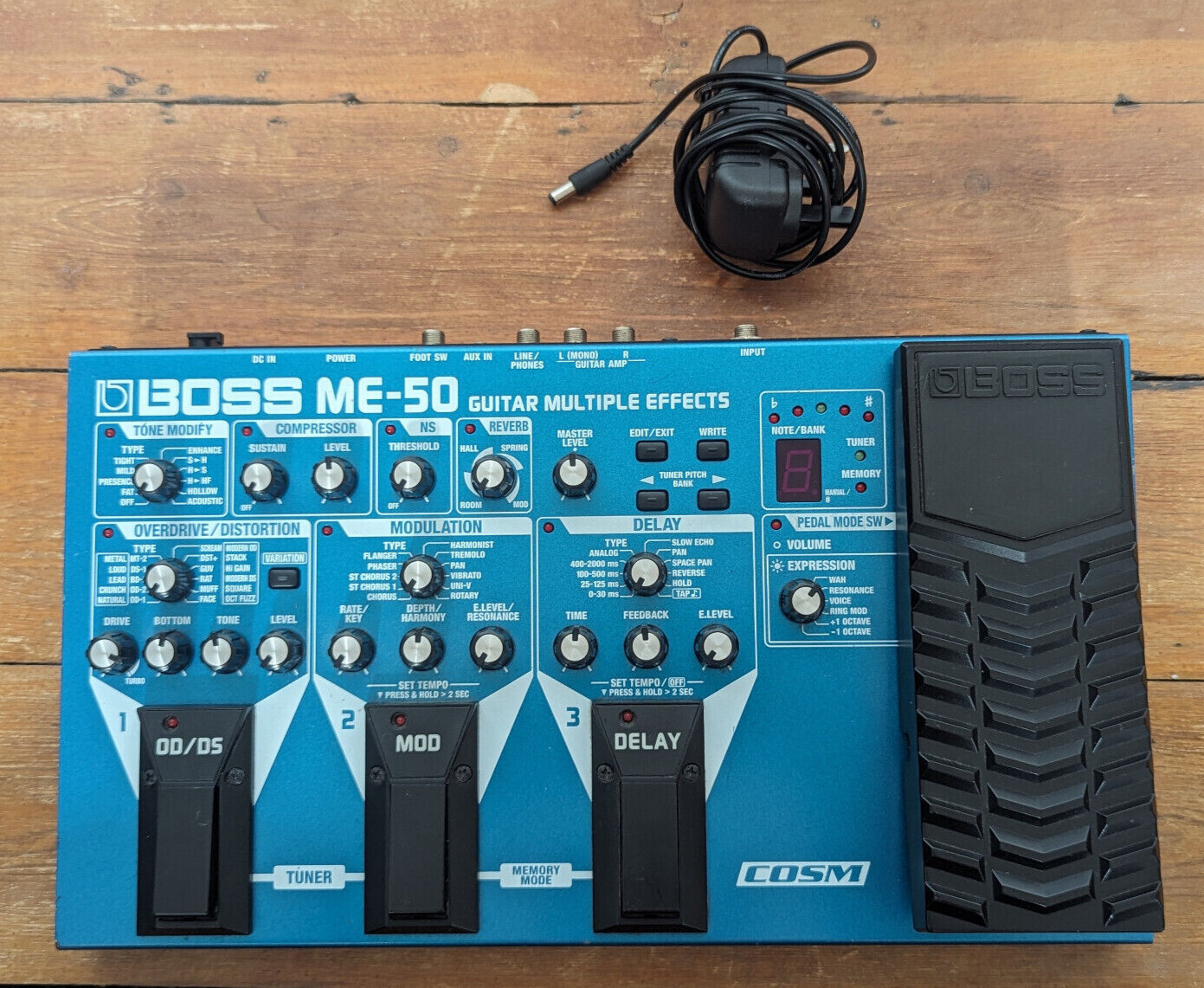 Boss ME50 Guitar Multieffects Pedal Used Great Working Conditon