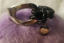 Stainless Steel Genuine Leather Braided S Steel 316L Women's Bracelets Gift