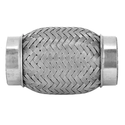 Tubo de escape flexible de acero inoxidable doble 1,5X4 pulgadas interno corrugado EE. UU. - Imagen 5 de 9