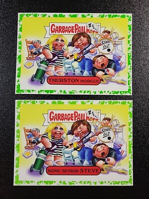 Sonic Youth 100% Kool Thing Superstar Teen Age Riot 2 Card Set Garbage Pail Kids