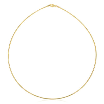 Luxxos Luxxos Omegareif 1,2 mm aus 585 Gelbgold 45 cm