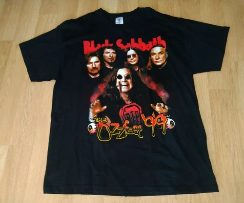 Ozzfest Black Sabbath Concert T-shirt on Delta 1990s vintage concert t-shirt, vintage, size XL, single stitch, B+ condition