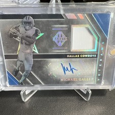 2019 Panini Majestic - Majestic Materials Autographs Michael Gallup #MMA-MG Holo