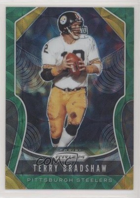 2019 Panini Prizm Green Scope Prizm 74/75 Terry Bradshaw #286 HOF 7ka