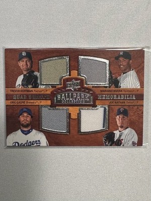 2008 Quad Swatch Memorabilia Upper Deck Ballpark Collection[Rivera,Hoffman]