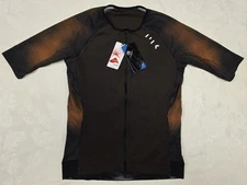 MY KILOMETRE LYCRA Triathlon Top Full Zip Short Sleeve Quick-Dry, UPF 50+ Pocket