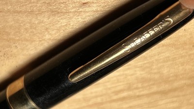 Vintage 1950's Sheaffer Valiant Snorkel Fountain Pen 14k Gold Nib