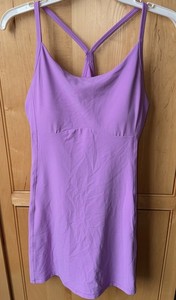 ATHLETA Vital Dress Orchid Lavender One Piece Workout Dress Large