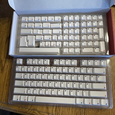 HK Gaming Dye Sublimation PBT keycaps Full 108 Keys Set 32 Extras Modifiers