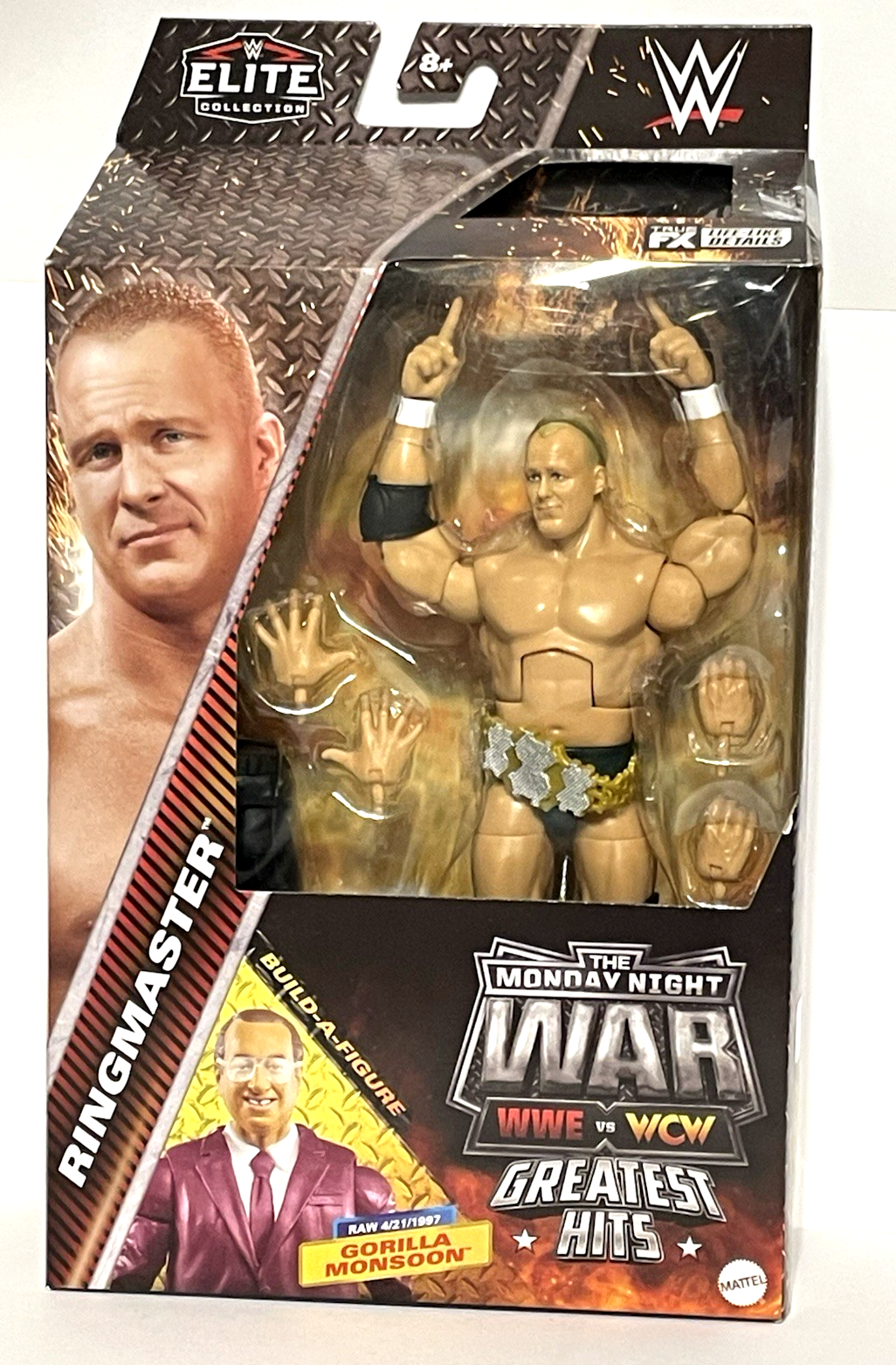 WWE Elite Action Figure Stone Cold Steve Austin Ringmaster Monday Night War Raw