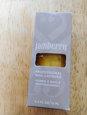 Jamberry  Professional Nail Lacquer Polish Fool's Gold Yellow New In box HTF