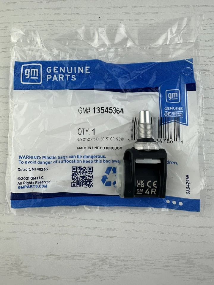 New OEM 2023-2024 Cadillac Lyriq XT4 TPMS Tire Pressure Sensor - Image 2 of 3