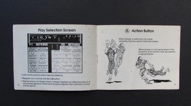 1988 John Elway's Quarterback Nintendo NES Instruction Manual Only - No Game