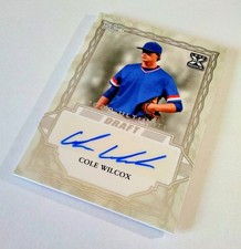 COLE WILCOX (RC AUTO) 2020 Leaf Ultimate Draft Baseball #BA-CW1