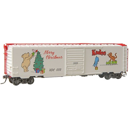 KADEE 6933 HO 50' PS-1 COCHE DE CAJA NAVIDAD "WINNIE THE POOH" BLANCO, NUEVO | Zustand: New