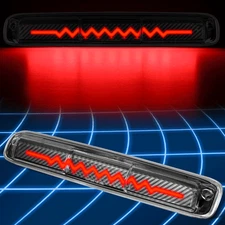 For 99-07 Silverado Sierra Carbon Fiber Sequential Heartbeat LED 3rd Brake Light