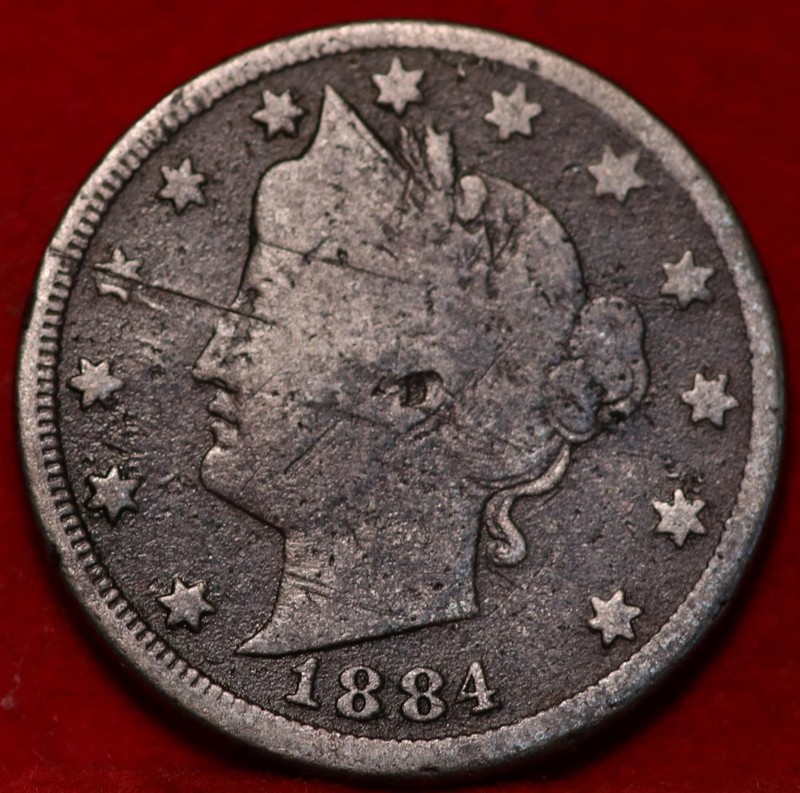 1884 Philadelphia Mint Liberty Nickel
