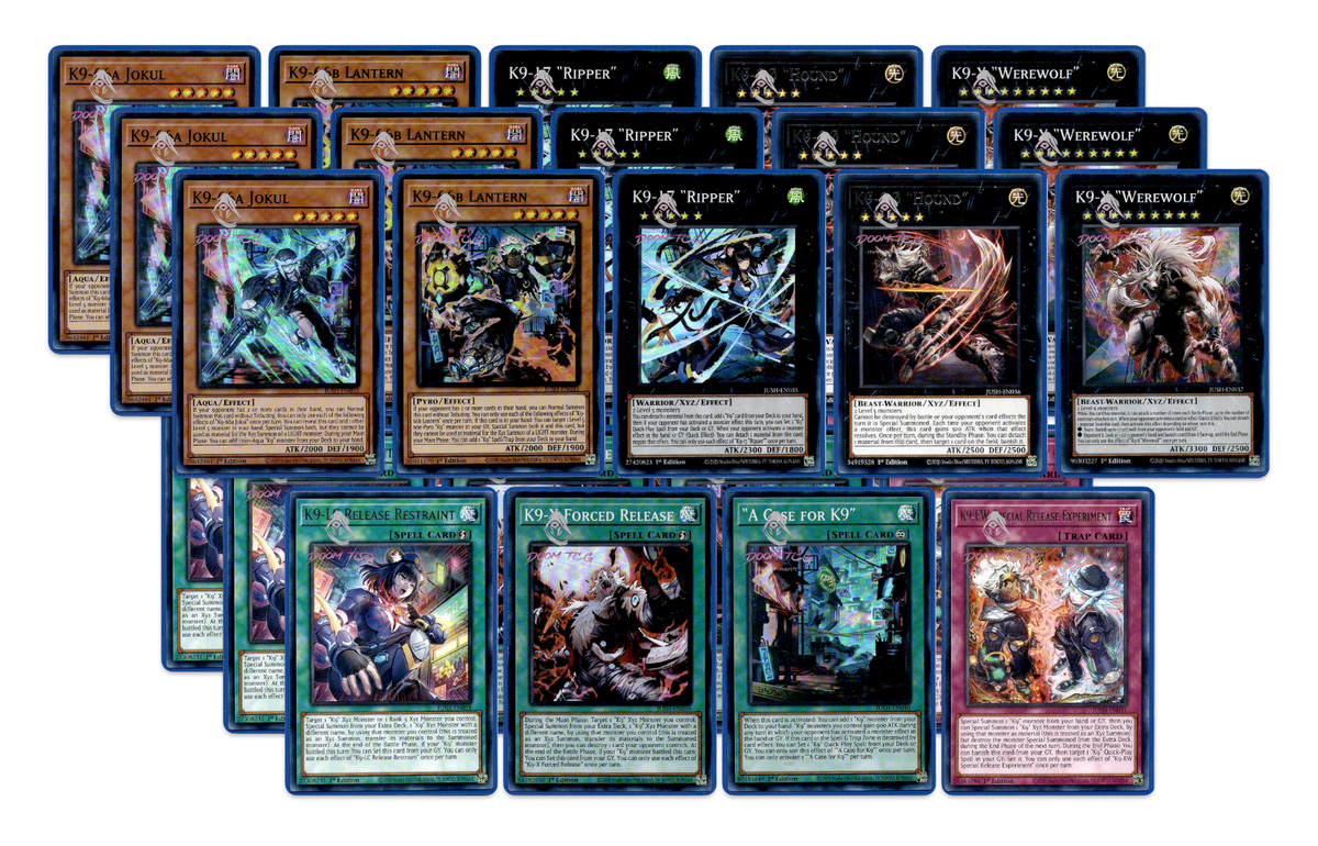 Yugioh! K9 Deck Support JUSH-EN (SR) 1st Ed | eBay